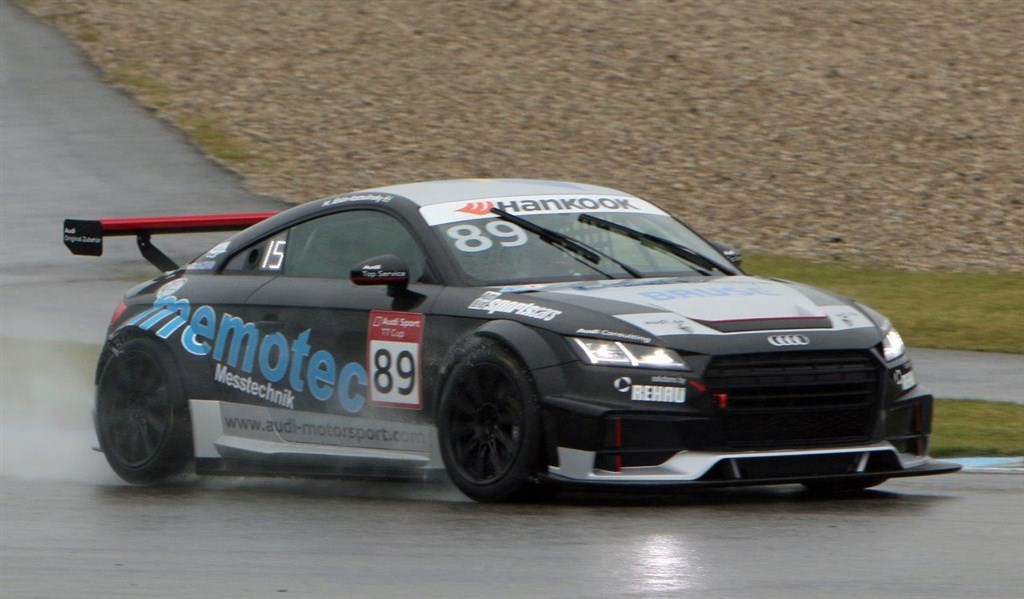 Audi TT feltets enlige kvindelige kører er fra Sverige.
(Foto: Natascha Theisen)